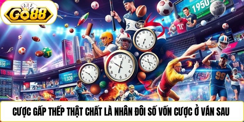 Cược gấp thếp thật chất là nhân đôi số vốn cược ở ván sau