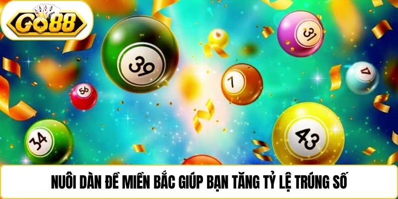 Nuôi dàn đề miền Bắc giúp bạn tăng tỷ lệ trúng số